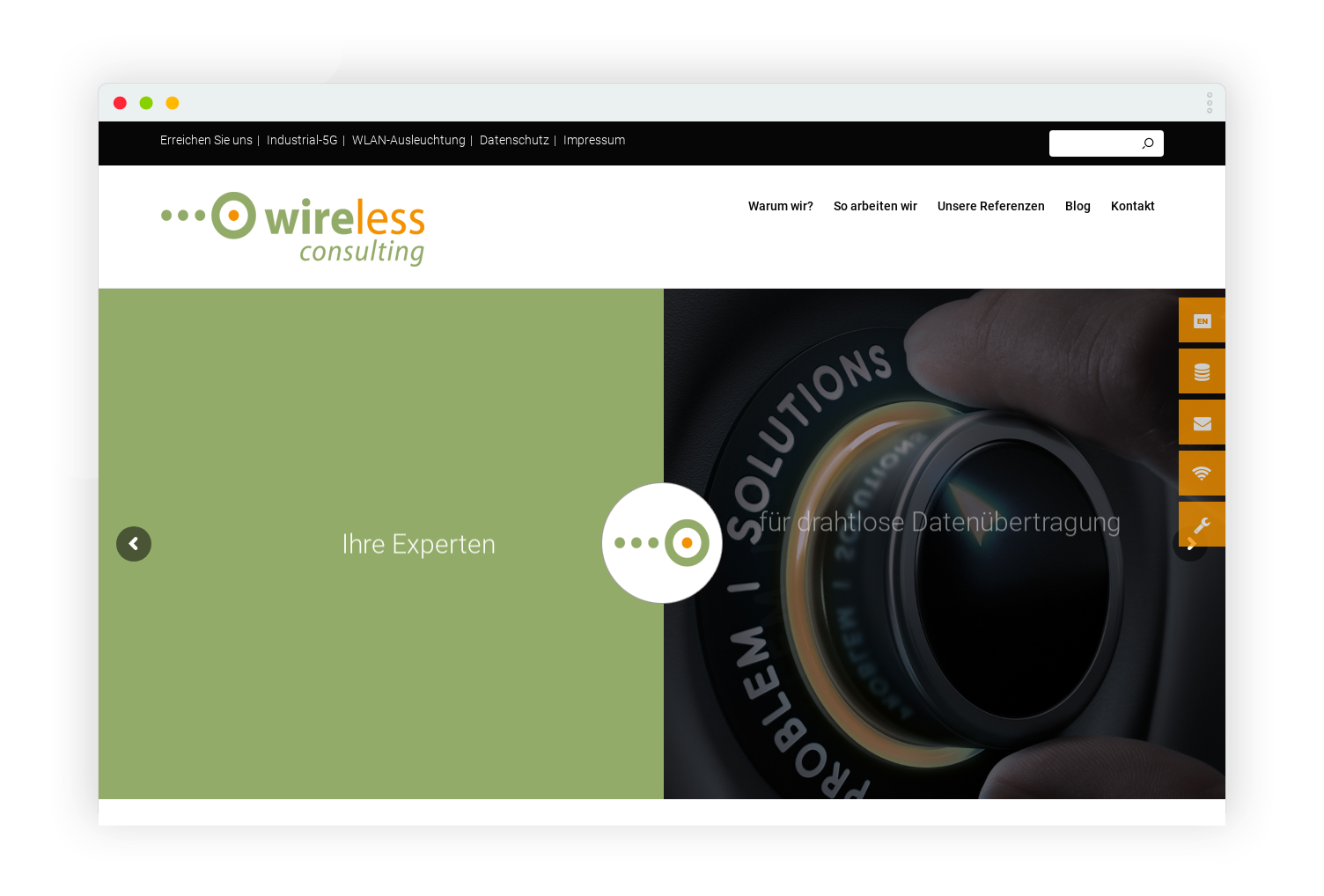WIRELESS CONSULTING HIER ERSTELLTEN WIR: WEBDESIGN, CMS & PHP-PROGRAMMIERUNG